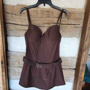 Shape FX swimsuit swim dress New Without Tags